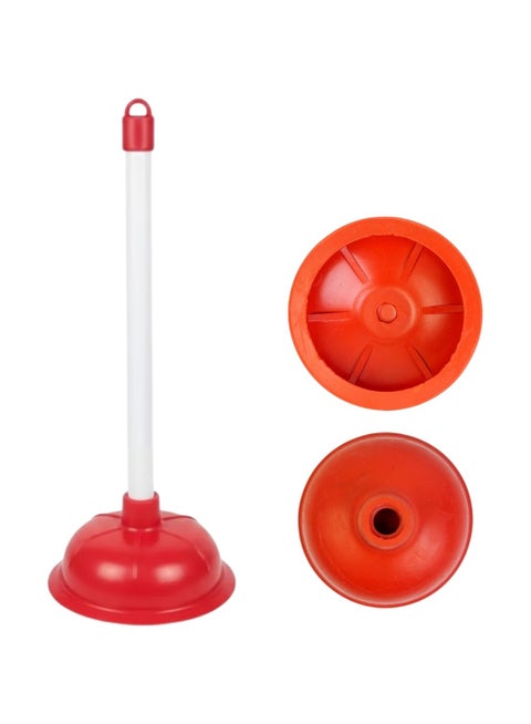 مكبس مرحاض فاخر بمقبض طويل للغاية - شديد التحمل، ومتين، ومضاد للتسرب، ومقبض مريح لإزالة الانسداد بسرعة وسهولة - شفط قوي لتنظيف الحمامات والمراحيض والمنازل - أداة أساسية لصيانة السباكة المنزلية